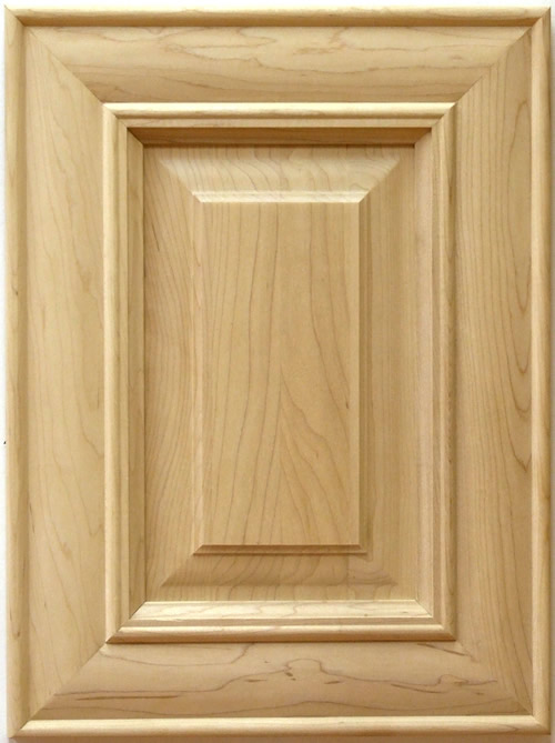 Amana mitered kitchen cabinet door in Maple